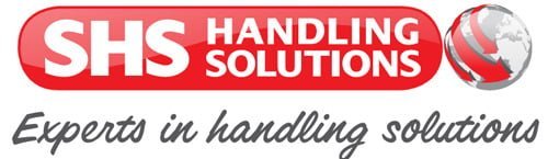 Logo of SHS Handling Solutions with the text "experts in disaster recovery solutions" and a graphic of a globe with red highlights on the right.